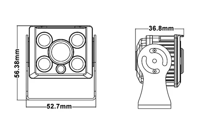 Thông số kích thước camera