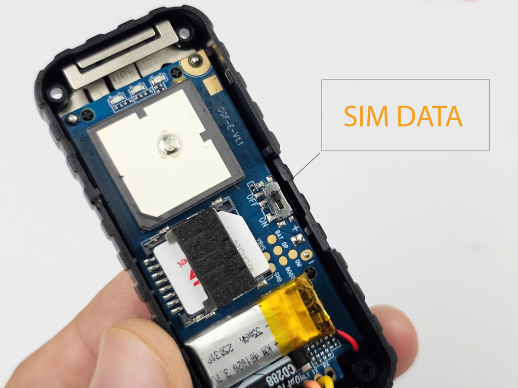 Vị trí gắn sim định vị