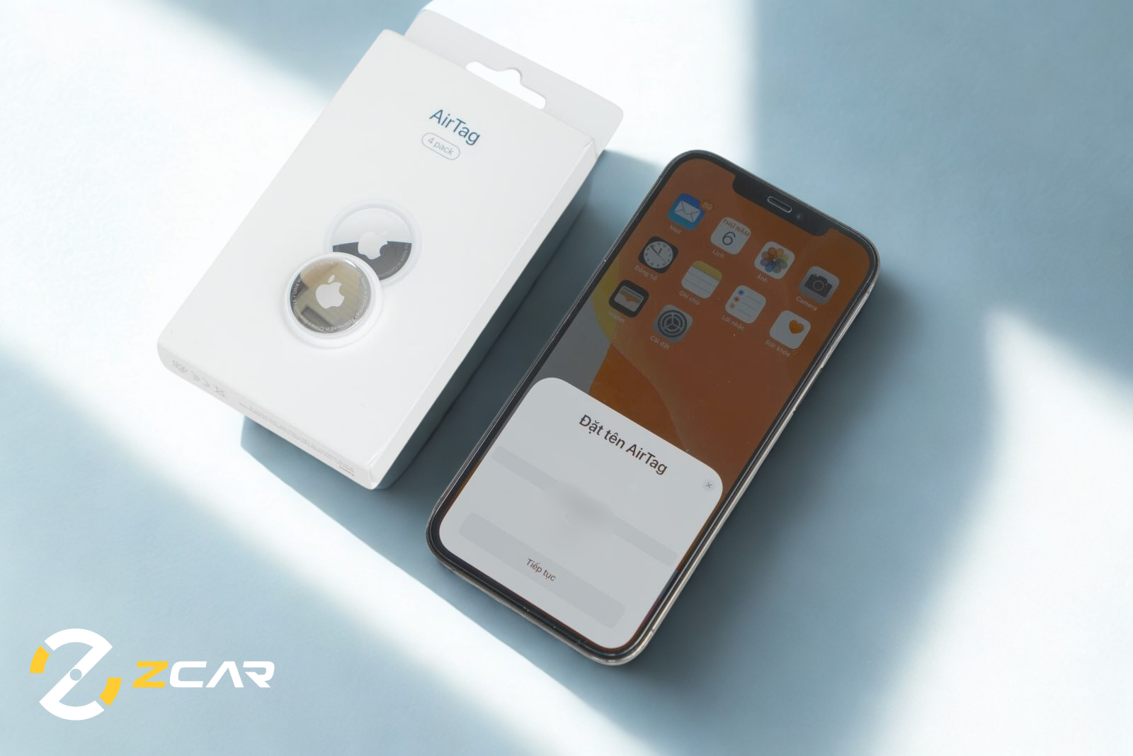 Gán AirTag cho vật dụng cụ thể