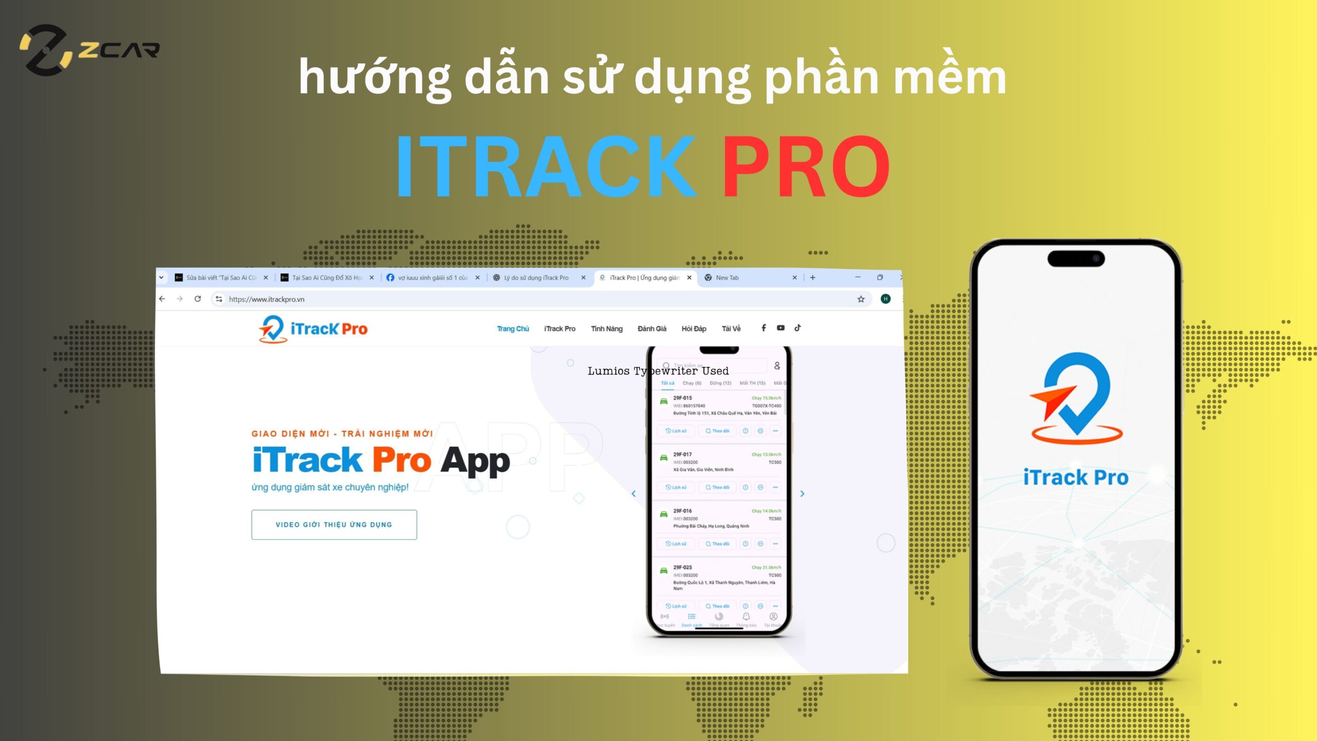 hướng dẫn sử dụng phần mềm itrack pro