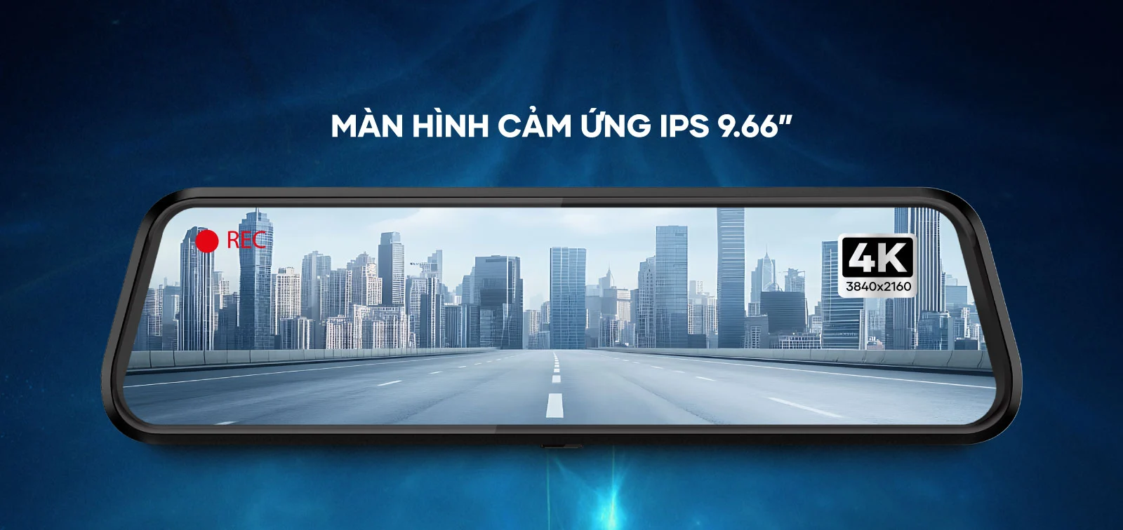 gương chiếu hậu tích hợp màn hình cảm ứng